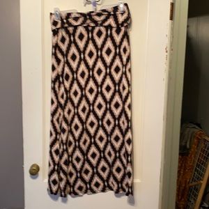 Olive and Oak tribal maxi skirt